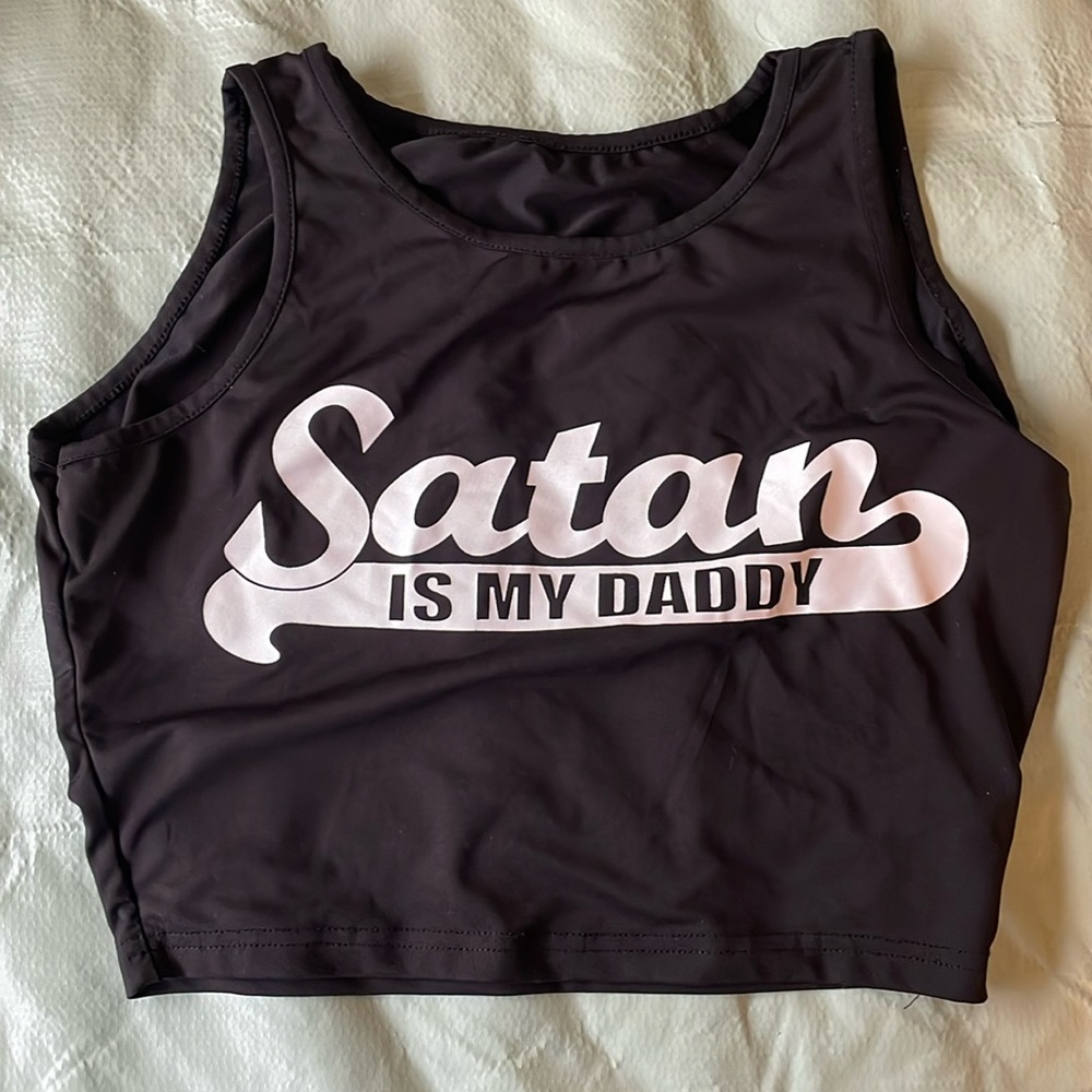 Satan is my daddy tank